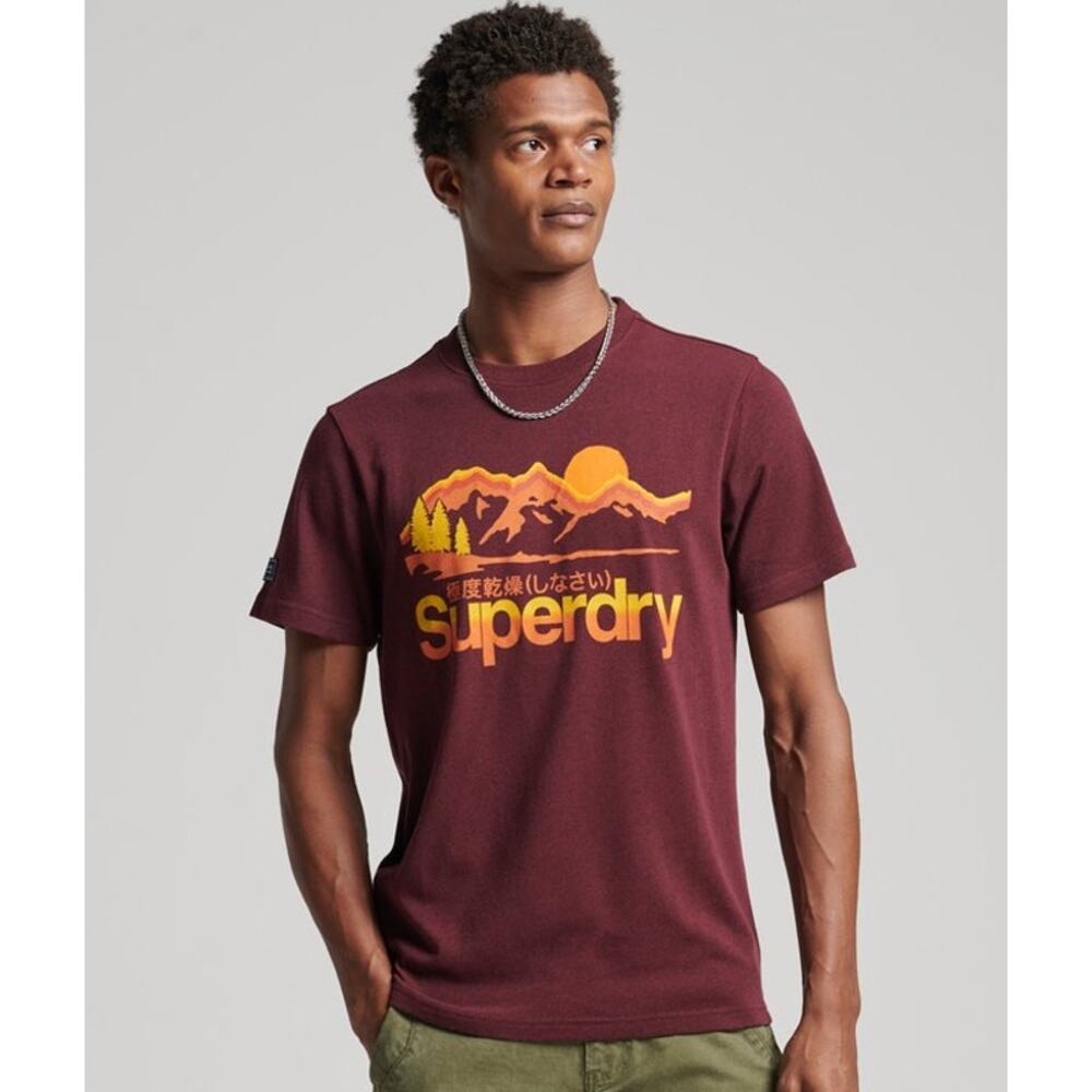 Superdry Great Outdoors Graphic T-Shirt Size Large